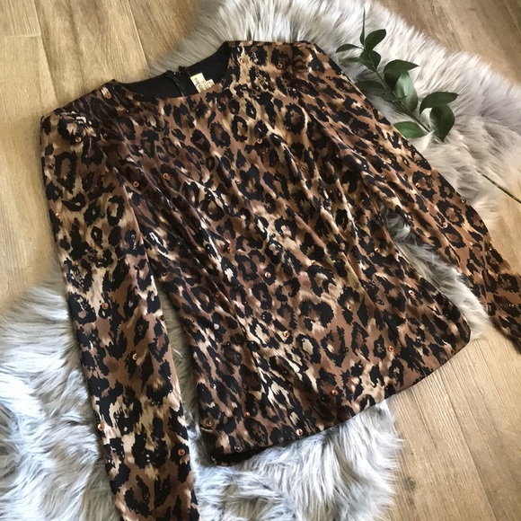 Morton Myles Cheetah Print Blouse 2️⃣ - Picture 3 of 8